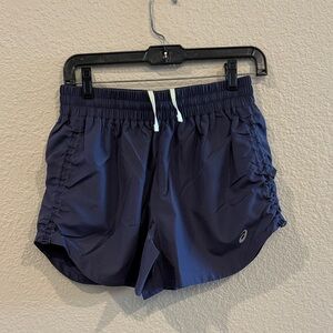 Asics Women's Dark Blue Athletic Shorts